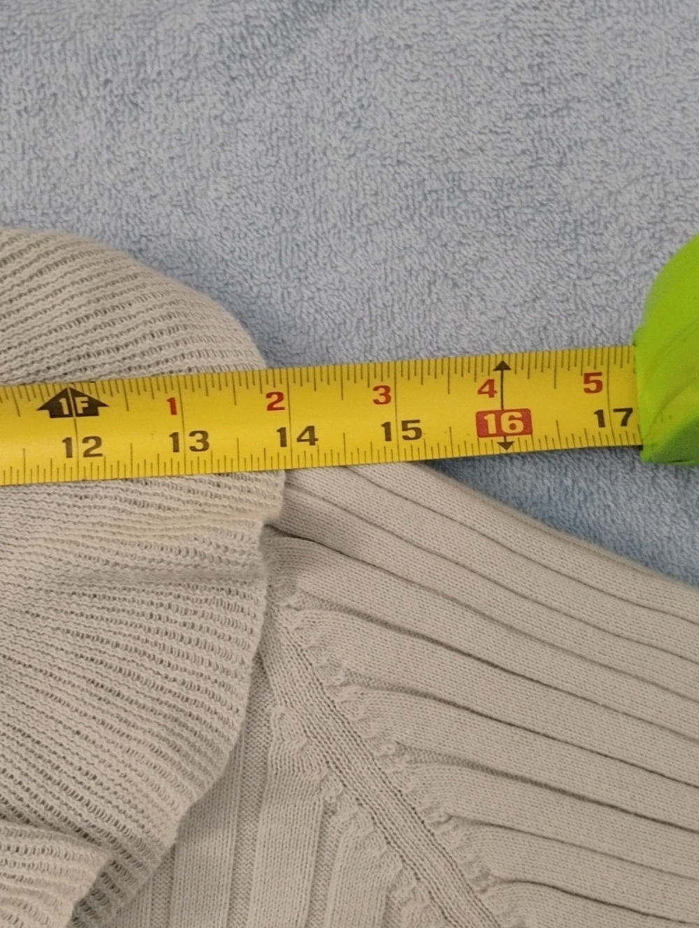 Van Heusen Ruffle-Trim Ribbed Cardigan - Picture 6 of 9